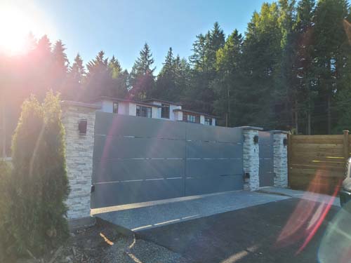 Installation process and considerations for sliding gates